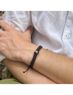 bracelet homme perle de culture de tahiti verte prix - perle Tahiti en bijou homme tahitien