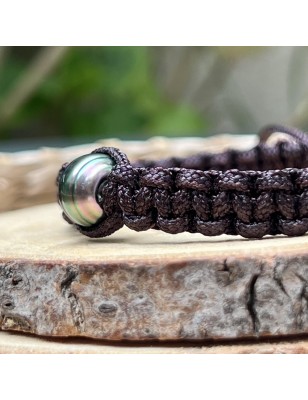 bracelet homme perle de culture de tahiti verte prix - perle Tahiti en bijou homme tahitien