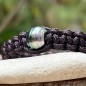 Bracelet Homme Perle de Tahiti Peacock - 11.00mm