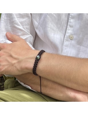 prix bracelet homme perle de culture de Tahiti - perle huitre bijoux tahitiens