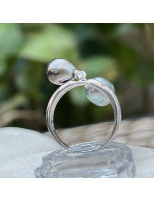 vraie perle de tahiti bague prix - bague tahitienne perles de culture de Tahiti