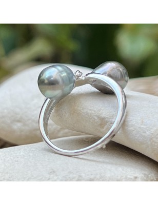 what is the best women gift ? tahitian ring with cultured pearls from Tahiti