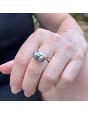 what is the best women gift ? tahitian ring with cultured pearls from Tahiti