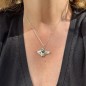 Tahitian Pearl Manta Ray Pendant - Ocean Green-blue Tahitian Pearl Manta Ray Pendant - Ocean Green-blue
