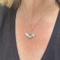 Peacock Tahitian Pearl Manta Ray Pendant