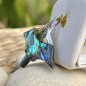 Fafapiti - Pendentif Raie Manta Nacre d'Abalone