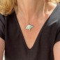 Fafapiti - Manta Ray Pendant - Abalone Nacre