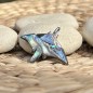 Fafapiti - Raie Manta Nacre d'Abalone - Pendentif