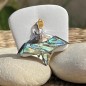 Fafapiti - Raie Manta Nacre d'Abalone - Pendentif