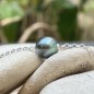 Gena - Tahitian Pearl Rhodium Silver Bracelet