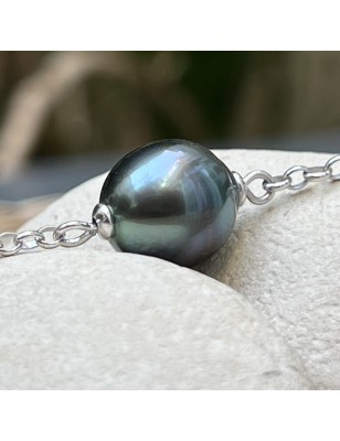 genuine tahitian cultured pearl women bracelet silver price - tahitian bracelet