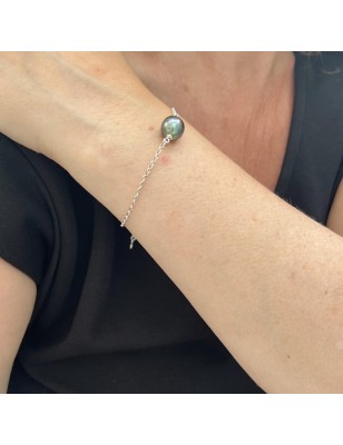genuine tahitian cultured pearl women bracelet silver price - tahitian bracelet