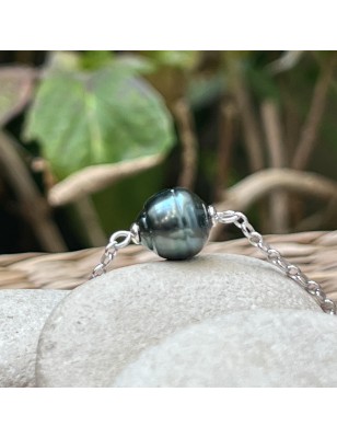 genuine tahitian cultured pearl women bracelet silver price - tahitian bracelet