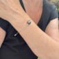 Gena – Armband aus grünen Tahitiperlen