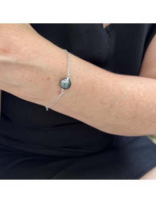 genuine tahitian cultured pearl women bracelet silver price - tahitian bracelet