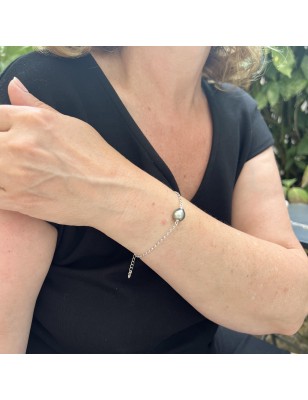 genuine tahitian cultured pearl women bracelet silver price - tahitian bracelet