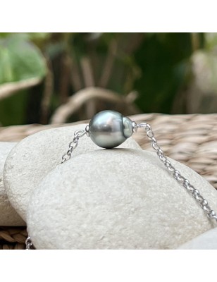 genuine tahitian cultured pearl women bracelet silver price - tahitian bracelet
