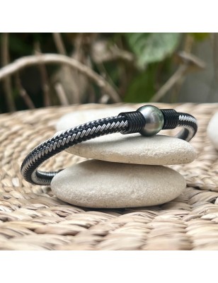 Vraie perle Tahiti en bracelet homme perle tahitien prix