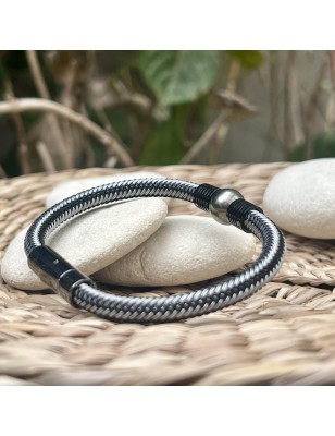 Genuine Tahitian Cultured Pearl Men 's Bracelet - 10.72mm