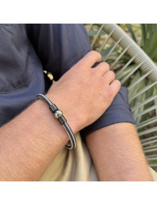 Vraie perle Tahiti en bracelet homme perle tahitienne prix