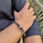 Ezio - Round-shaped Tahitian Pearl Men's Bracelet