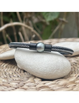Ezio - Bracelet Homme Perle de Tahiti 10.92mm