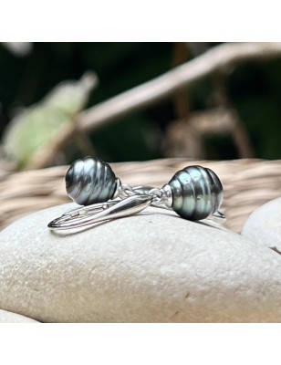 boucle oreille perle de tahiti prix - bijou tahitien femme perles de Tahiti