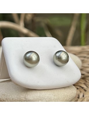 boucle oreille perle verte prix - perles de culture de Tahiti en boucles d'oreilles or prix