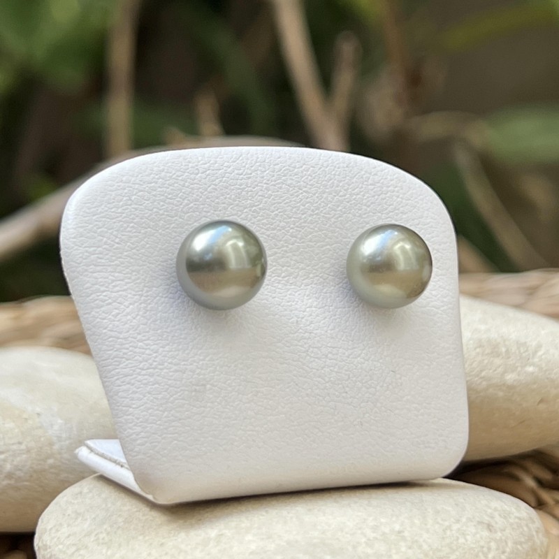 Paradis - Perles de Tahiti - 8.82mm - Vert Eau