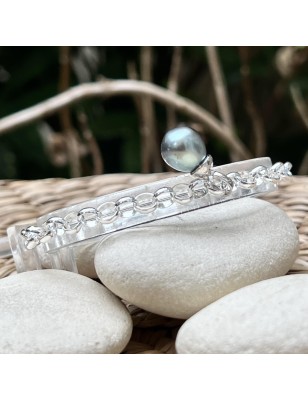 blue lagoon tahiti pearl women's bracelet price - tahitian bracelet for women - tahitian jewelry