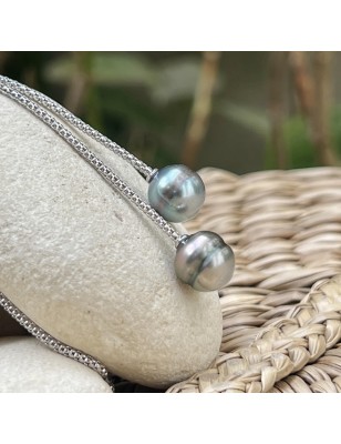 collier femme perle Tahiti bleu lagon prix - collier femme tahitien