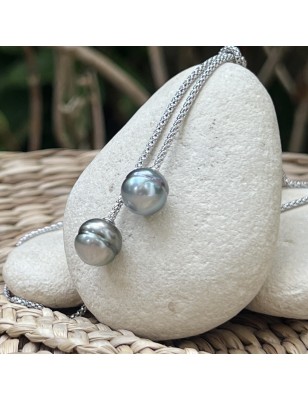 Collana con perla di Tahiti