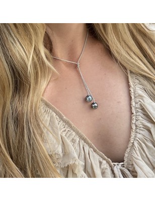 Collana con perla di Tahiti