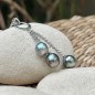 Collana Trilogy - Grigio Blu - Verde Lime - Blu Rosa