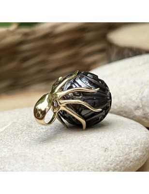 octopus gold pendant tahitian pearl engraved price cultured pearls