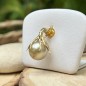 Octopus - Golden Tahitian Pearl 18K Gold Pendant
