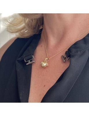 octopus man gold pendant tahitian cultured golden pearl price  - tahitian men's pendant - tahitian jewelry