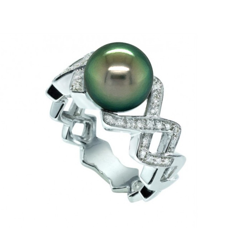 Vaiana – Tahitiperle 8/9 mm – 925er Silber, rhodiniert