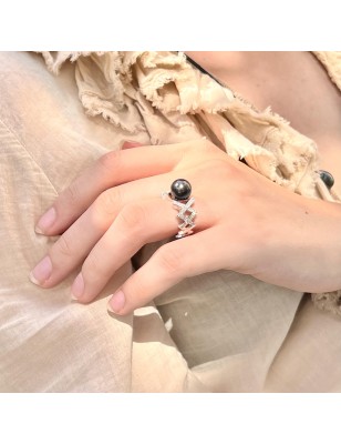 Ring mit Tahiti-Perle
