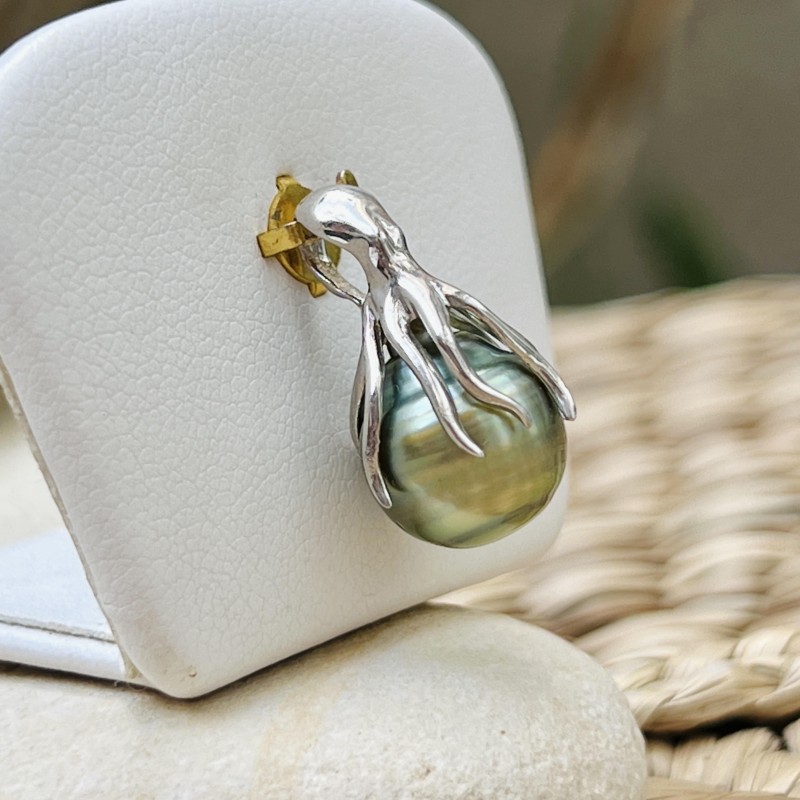 Maui - Perle de Tahiti - Vert Lagon - 10.86mm