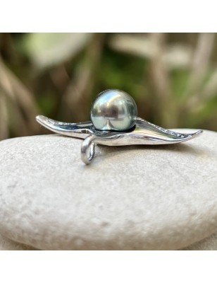 manta ray men pendant Tahitian cultured peacock pearl price - perla Tahiti