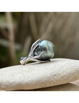 meaning octopus men's pendant Tahitian cultured pearl price - perla Tahiti cultured pearls