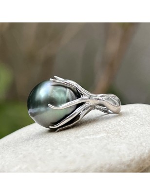 meaning octopus men's pendant Tahitian cultured pearl price - perla Tahiti cultured pearls