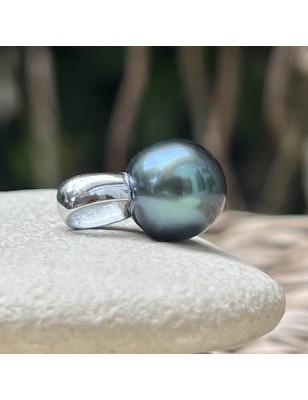 grosse perle de culture de Tahiti bleue en pendentif homme perle rare prix
