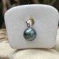 Moerani - Perle de Tahiti Bleue - 10.76mm - Or Blanc 750