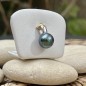 Moerani - Perle de Tahiti Bleue - 10.76mm - Or Blanc 750
