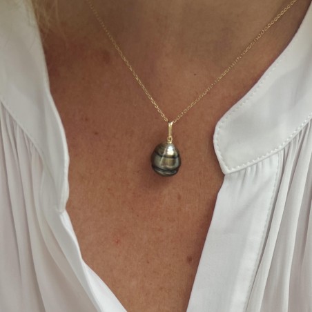 Haurora - Perla di Tahiti Barocca - Oro 18 Carati