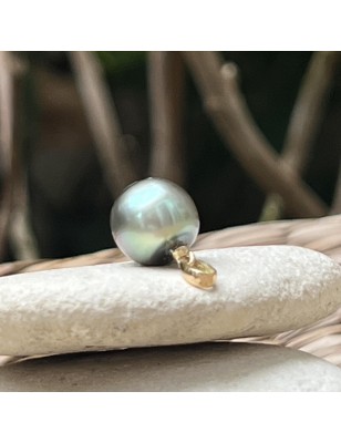 perle de culture de tahiti drop en pendentif femme perle bleue lagon prix - pendentif tahitien perle
