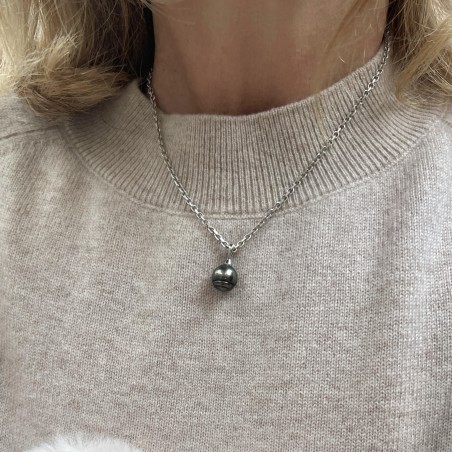 pendentif homme perle Tahiti verte - pendentif tahitien avec une très grosse perle prix