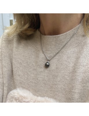 pendentif homme perle Tahiti verte - pendentif tahitien avec une très grosse perle prix